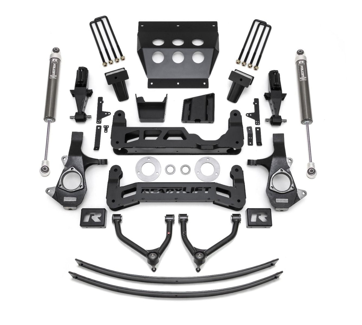 9" Lift Kit - GM Silverado / Sierra 1500 - 2014-2016 W/ Cast Steel Suspension With Falcon 1.1 Monotube Shocks