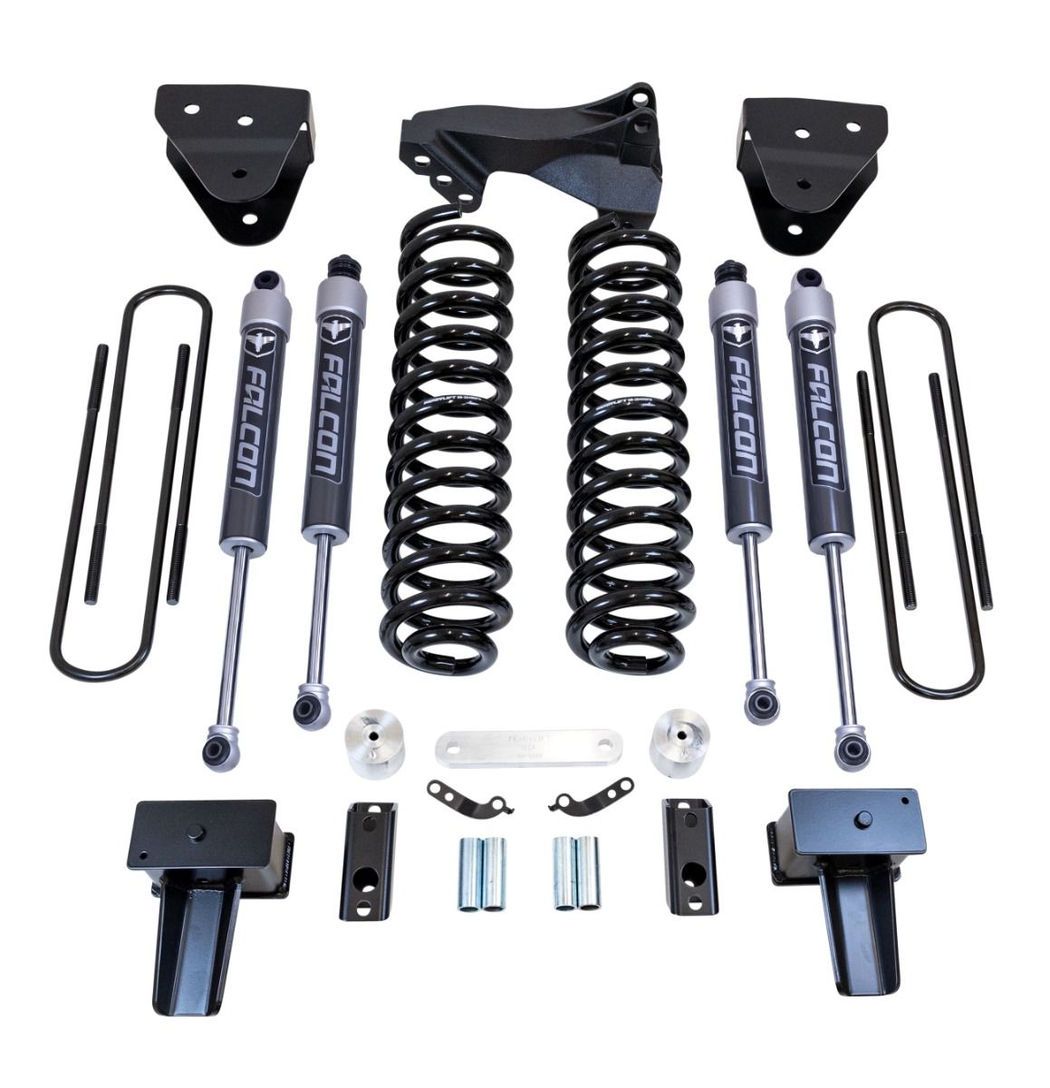 4" Coil Spring Lift Kit With Falcon 2.1 Shocks - Ford Super Duty Diesel 4WD 2017-2022 F-350 And F-250