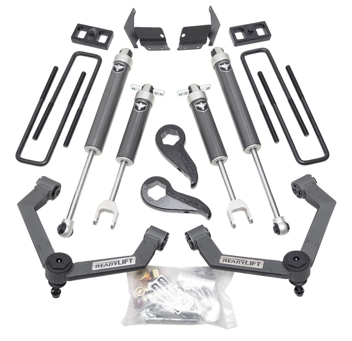 3'' SST Lift Kit With Fabricated Control Arms And Falcon 2.1 Monotube Shocks- GM Silverado / Sierra 2500HD/3500HD 2020-2025