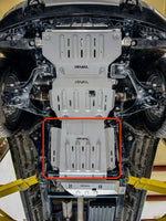 Rival 2015-2026 Ford F150 EcoBoost Only Aluminum Transmission Catalytic Converter Skid Plate