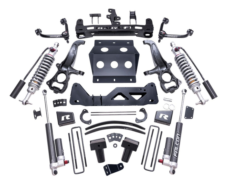 8" MAX3.3 Suspension System - GM Silverado / Sierra 1500 - 2019-2024 With Falcon 3.3 Shocks