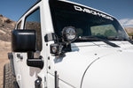 DV8 07-18 Jeep Wrangler JK Dual Pod Light Mounts