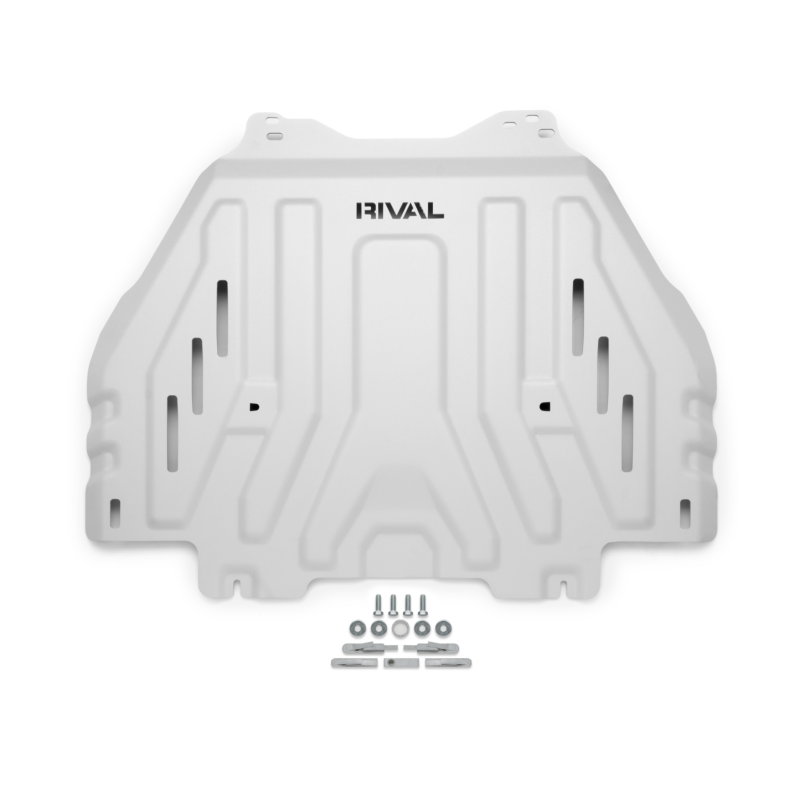 Rival 24-26 Tacoma 4Runner GX550 Tundra (all i-Force) Aluminum Transmission Cat Converter Skid Plate