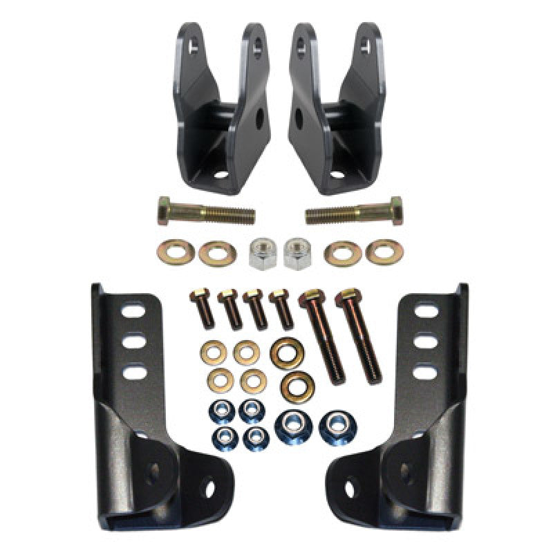 Synergy 07-18 Jeep Wrangler JK/JKU Front Lower Shock Extension Brackets