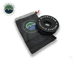 OVERLAND VEHICLE SYSTEMS - RECOVERY RING 6.25" 45,000 LB. BLACK W/ STORAGE BAG