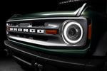 Oracle 2021+ Ford Bronco Oculus Bi-LED Projector Headlights - Amber/White Switchback