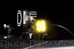 Diode Dynamics Stage Series C1 LED Pod Sport - Yellow Wide Standard ABL (Pair)