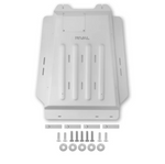 Rival 2015-2026 Ford F150 Powerboost Only Aluminum Transmission Catalytic Converter Skid Plate